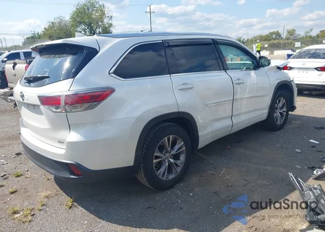 2015 Toyota Highlander Xle V6 from USA, damaged, VIN 5TDKKRFH5FS111377